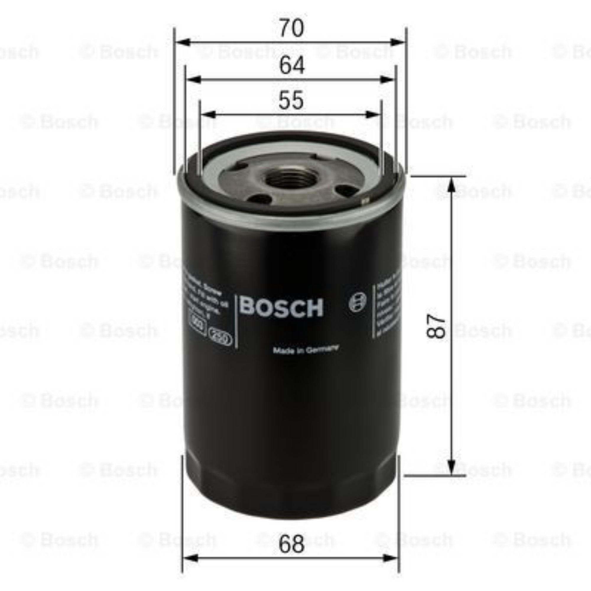 Bosch Fiat Grande Punto 1.4 Fire Yağ Filtresi 2004-2013