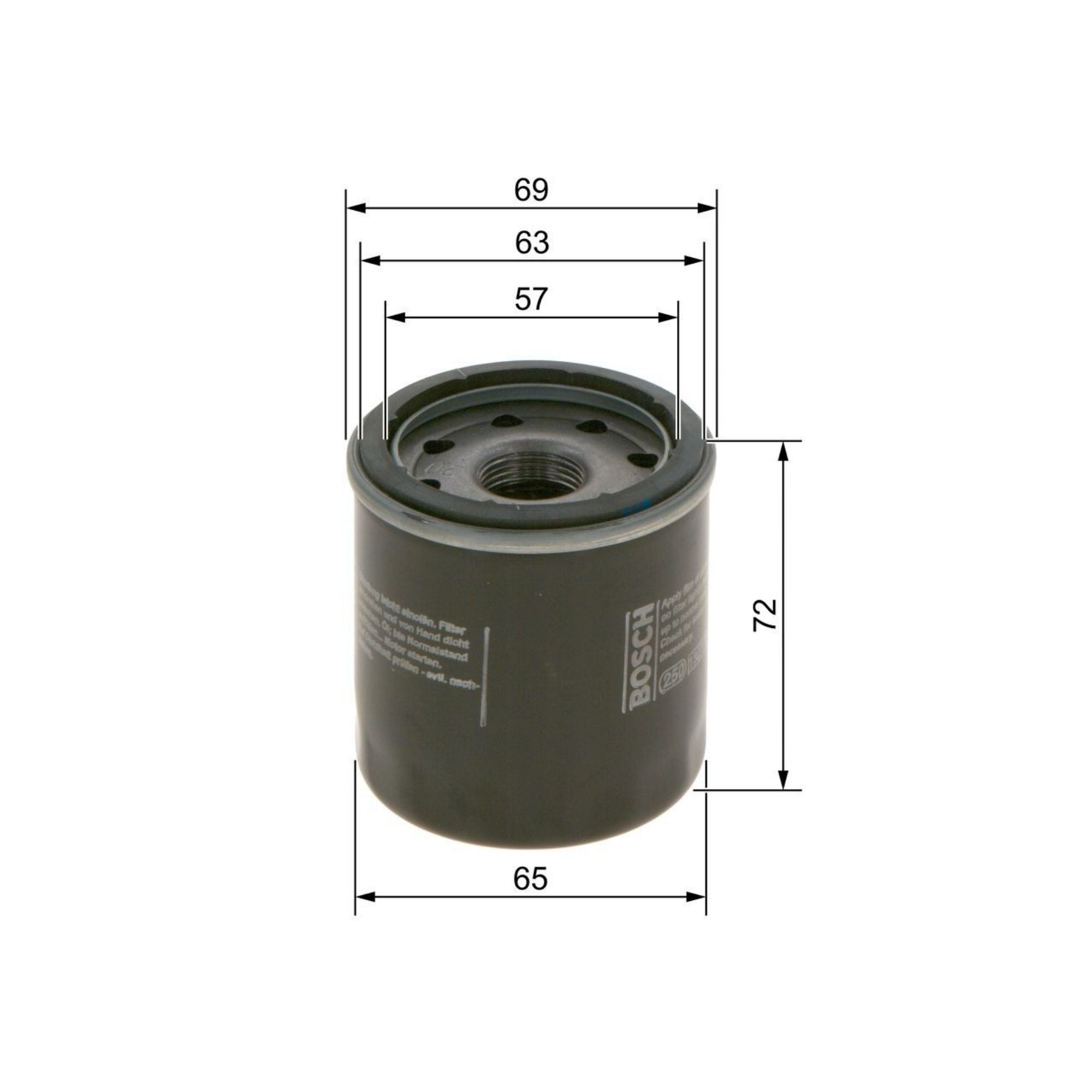 Масляный фильтр Bosch 09864B7061
