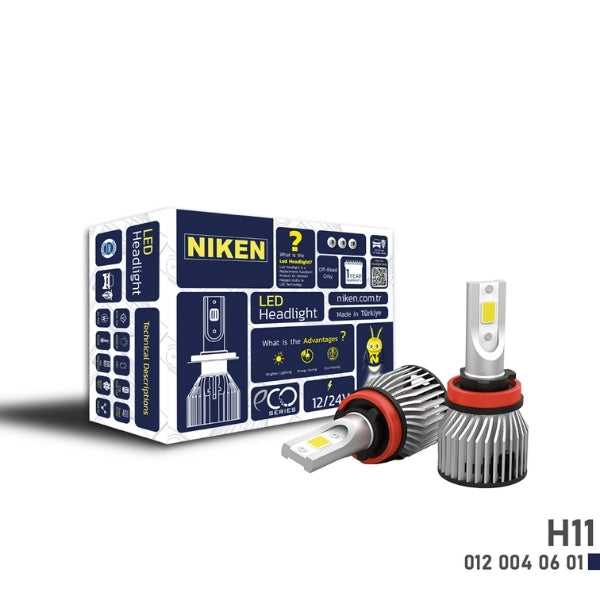 Niken H11 Eco Led Xenon Beyaz Işık 4000 Lümen, 6500K